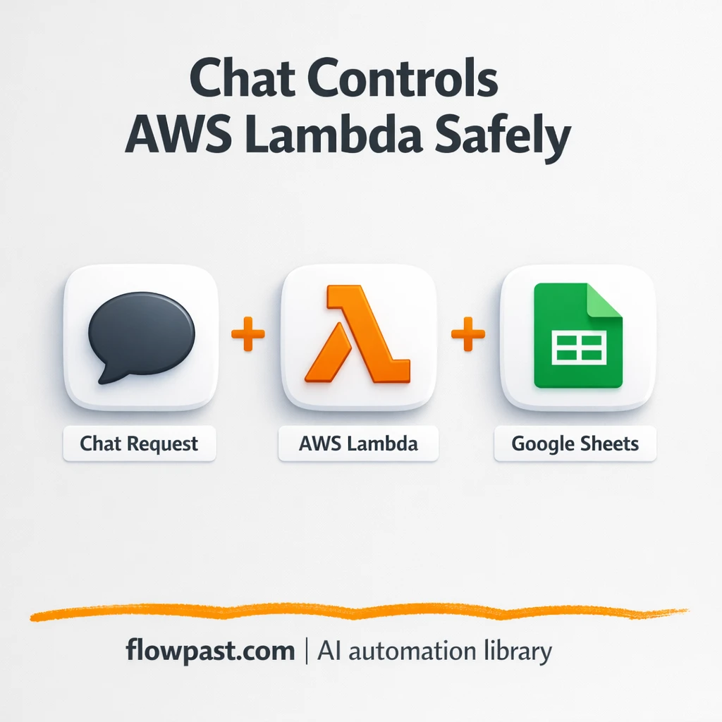 AWS Lambda to Google Sheets, audit logs without chaos - n8n workflow automation template