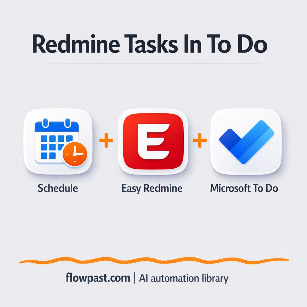 Easy Redmine to Microsoft To Do, tasks stay current - n8n workflow automation template