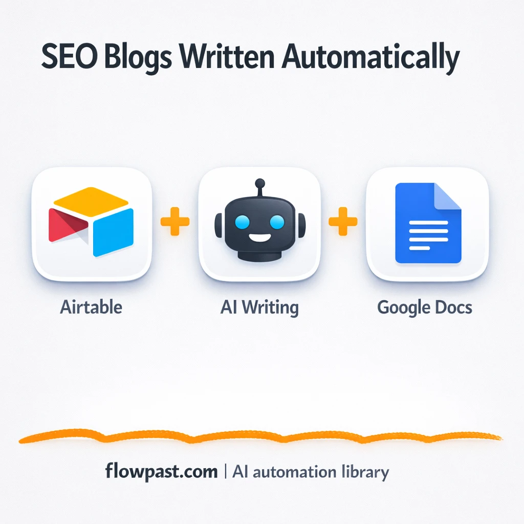 Airtable + Google Sheets, publish ready blog drafts - n8n workflow automation template