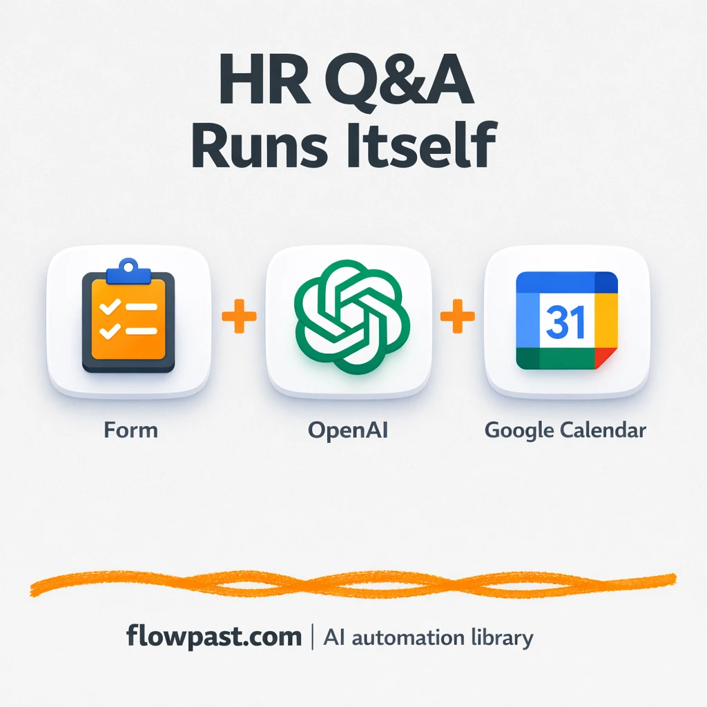 MySQL to Google Calendar, HR Q&A agendas ready - n8n workflow automation template