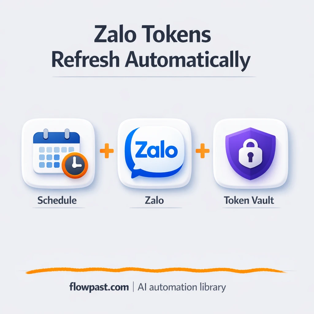 Zalo + Slack: token expiry handled in the background - n8n workflow automation template