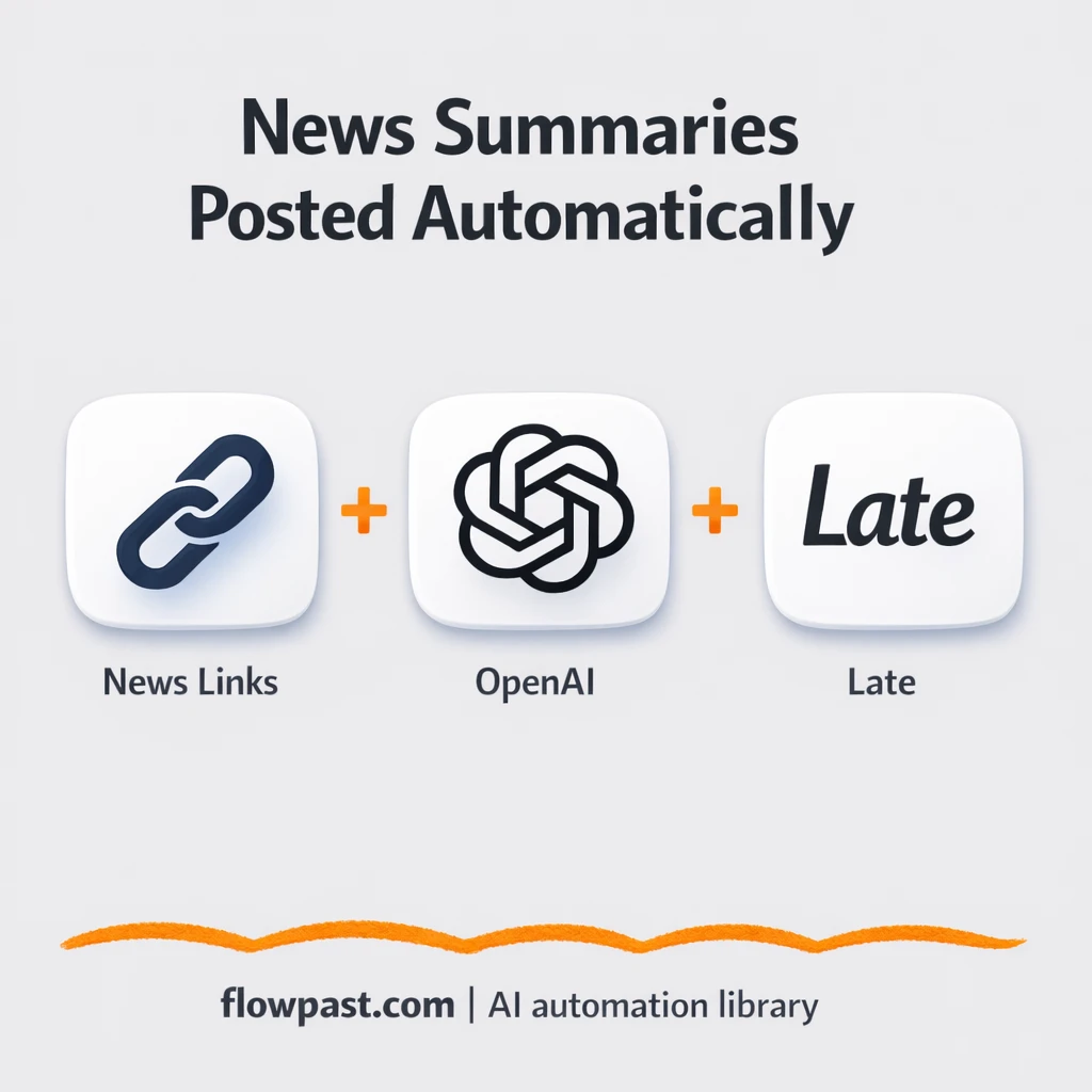 OpenAI + Google Drive: news posts ready to schedule - n8n workflow automation template