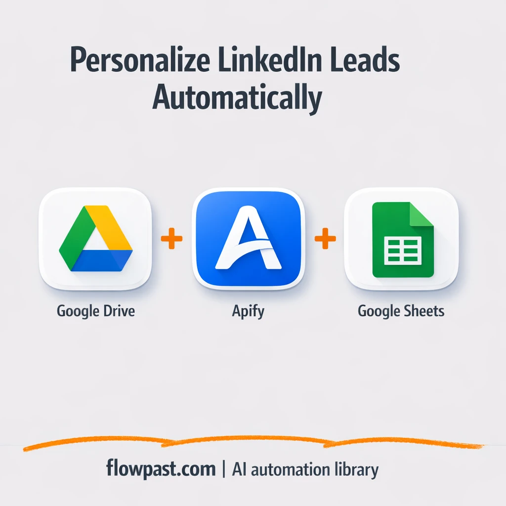 Google Sheets + Telegram: LinkedIn lead openers - n8n workflow automation template
