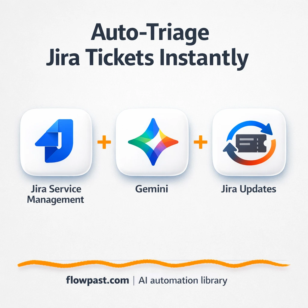 Jira + Gemini: cleaner tickets with smart triage - n8n workflow automation template