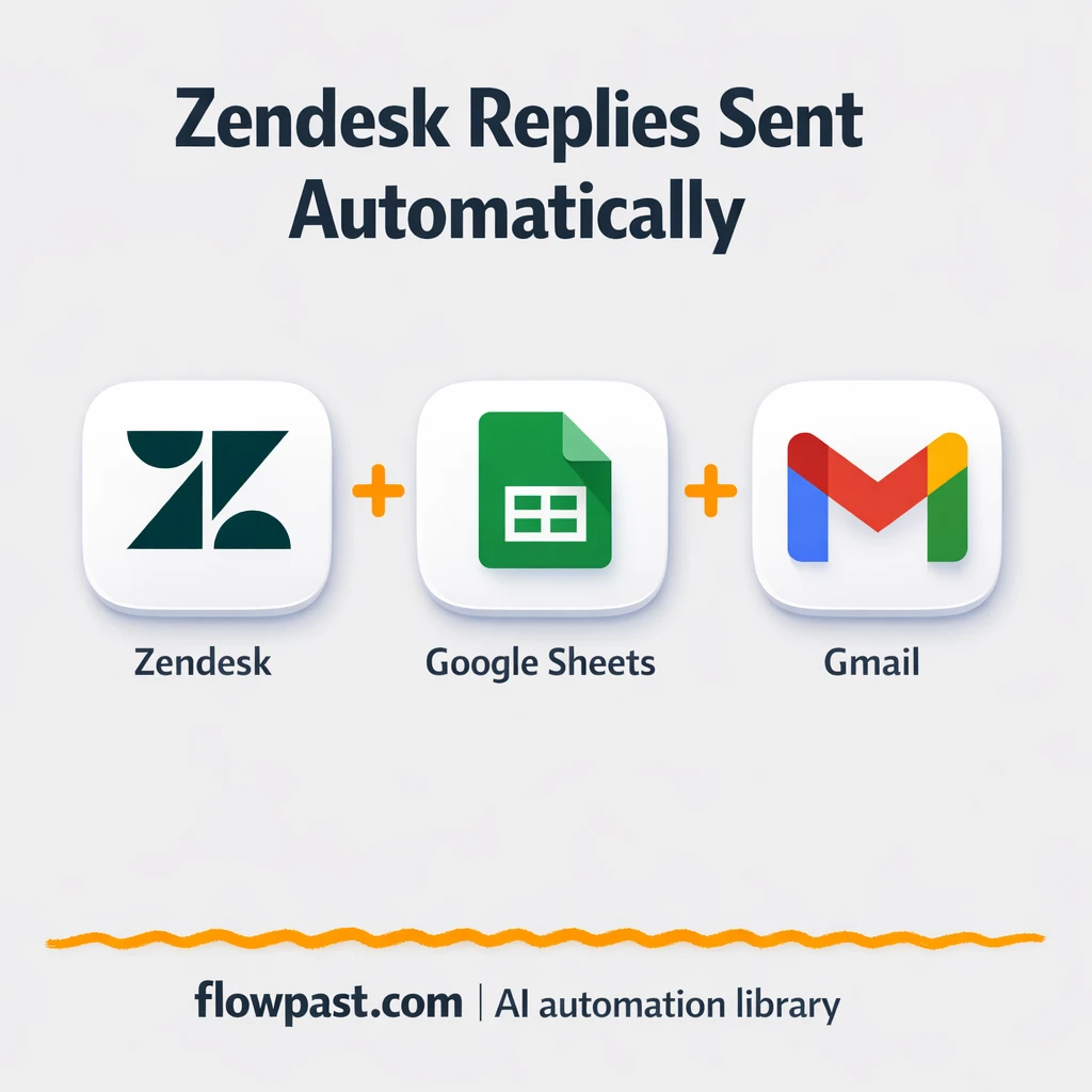 Zendesk + Google Sheets: replies stay consistent - n8n workflow automation template