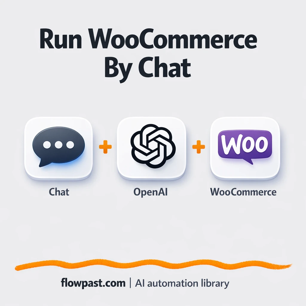 WooCommerce + OpenAI: run store admin by chat - n8n workflow automation template