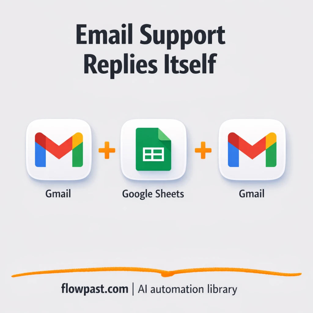 Gmail + Google Sheets: replies that get smarter - n8n workflow automation template