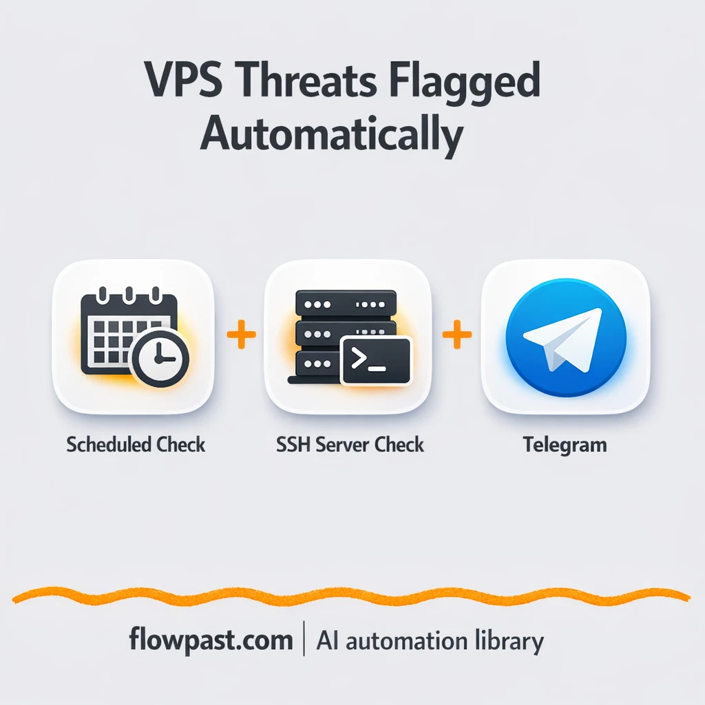 OpenAI + Telegram: smarter VPS security alerts - n8n workflow automation template
