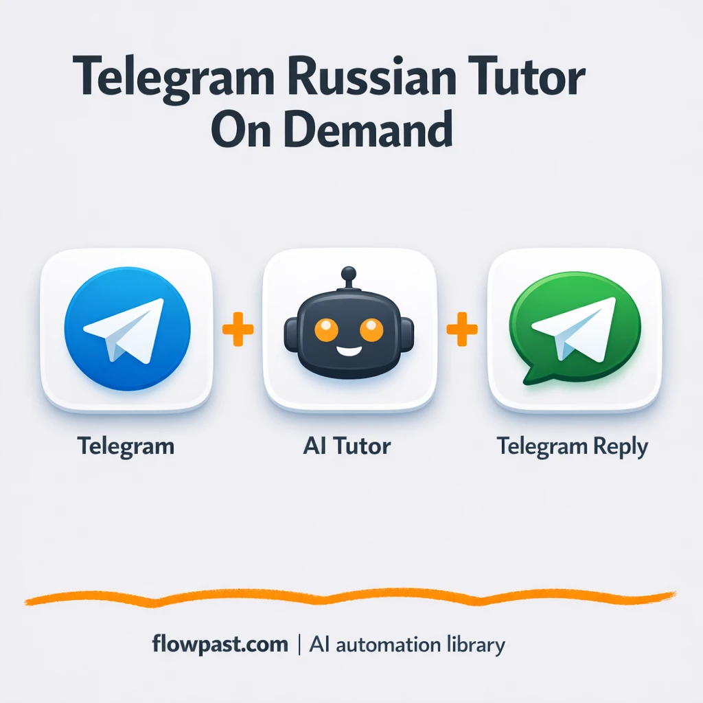 Telegram + ChatGPT: a personal tutor in one chat - n8n workflow automation template
