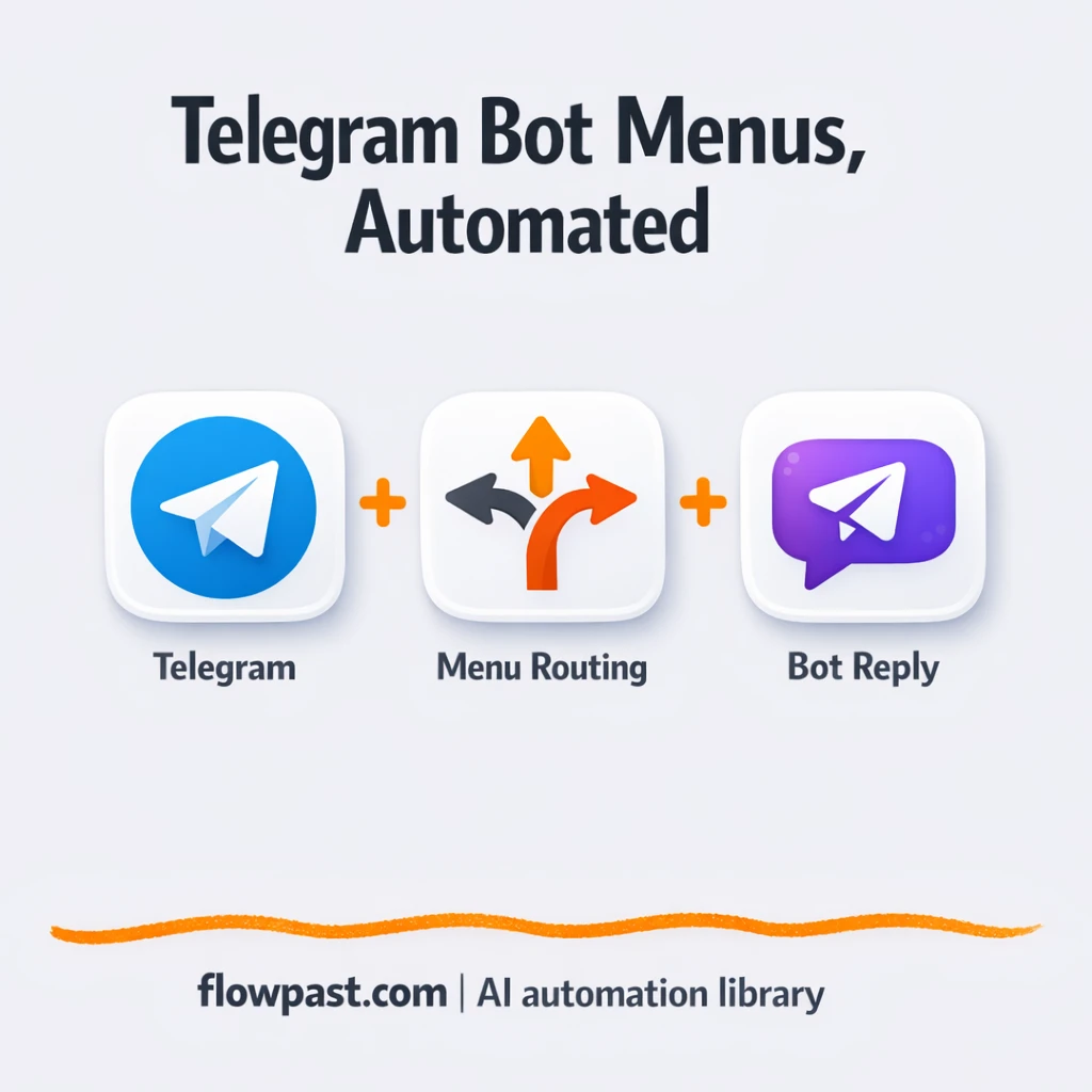Telegram + OpenAI: smarter bot menus that scale - n8n workflow automation template