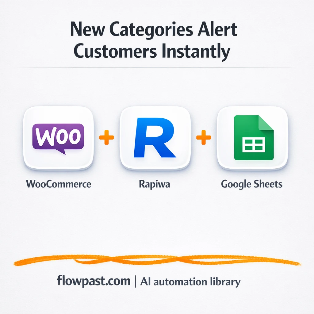 WooCommerce to WhatsApp, launch alerts logged in Sheets - n8n workflow automation template