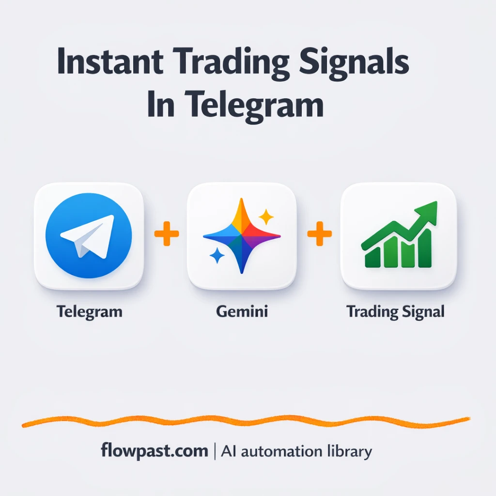 Telegram + Gemini AI: clear trading signals on demand - n8n workflow automation template