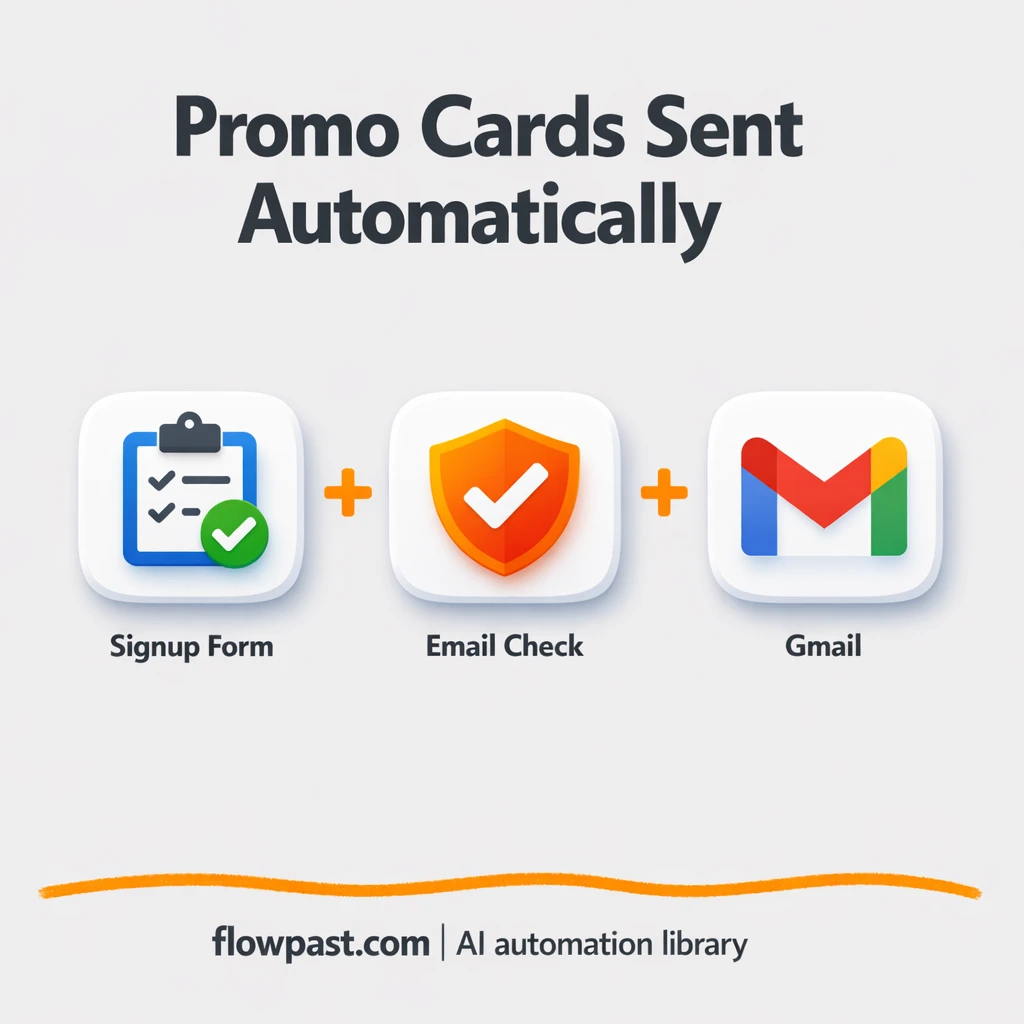 Gmail + Google Sheets: promo sends logged clean - n8n workflow automation template