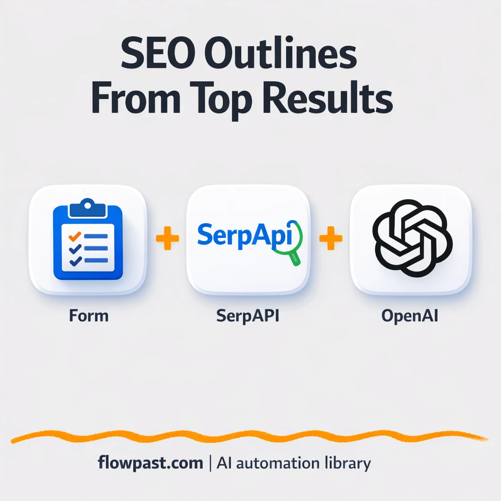 SerpAPI + Google Docs: MECE outlines from Google - n8n workflow automation template