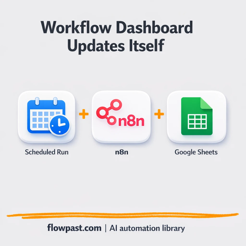 Google Sheets inventory for active and inactive flows - n8n workflow automation template