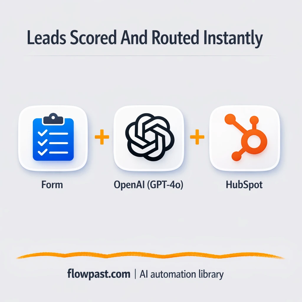 HubSpot + Slack: qualify leads and route the best - n8n workflow automation template