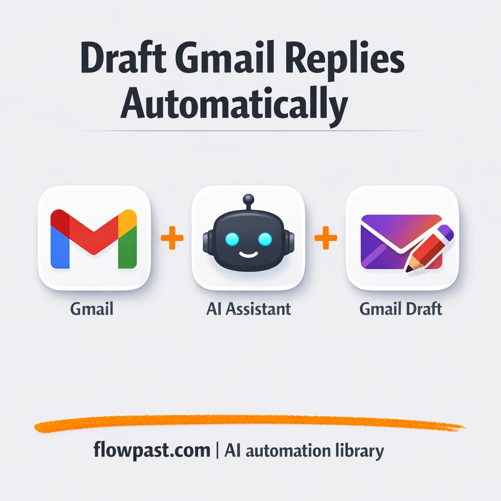 Gmail + OpenAI: draft replies with full thread context - n8n workflow automation template