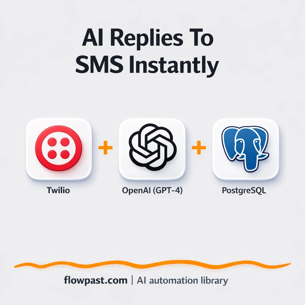Twilio + Gmail: smarter SMS support and escalations - n8n workflow automation template