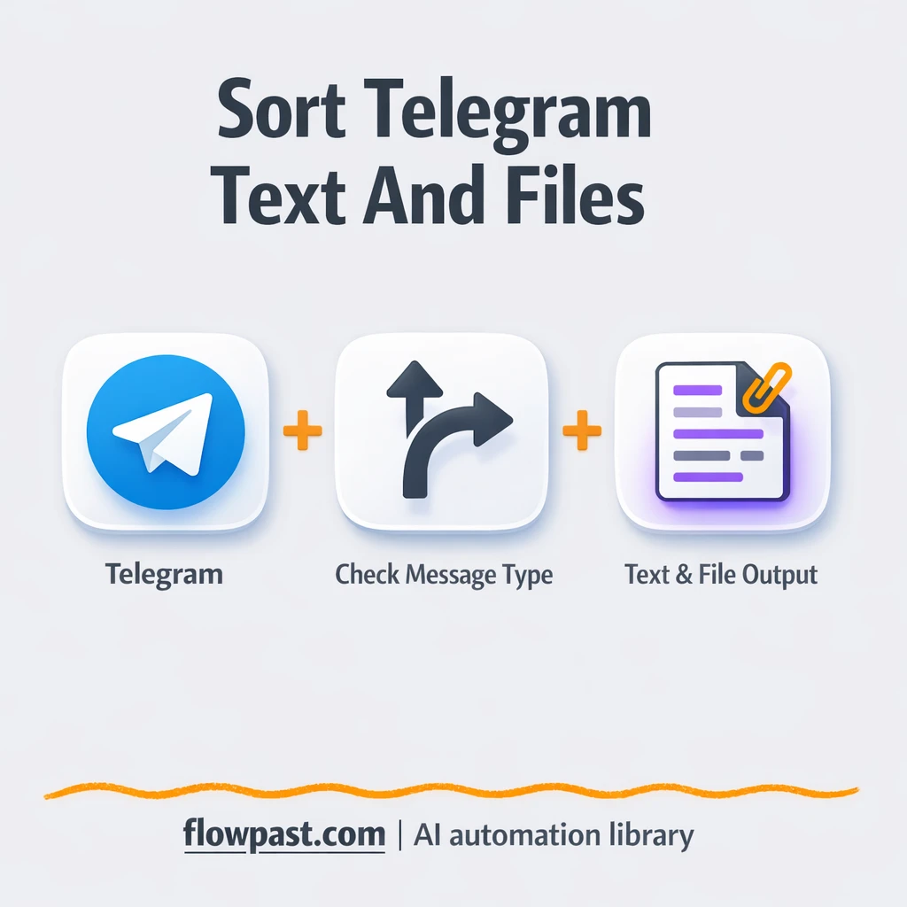 Telegram to Google Drive, files saved with clean notes - n8n workflow automation template