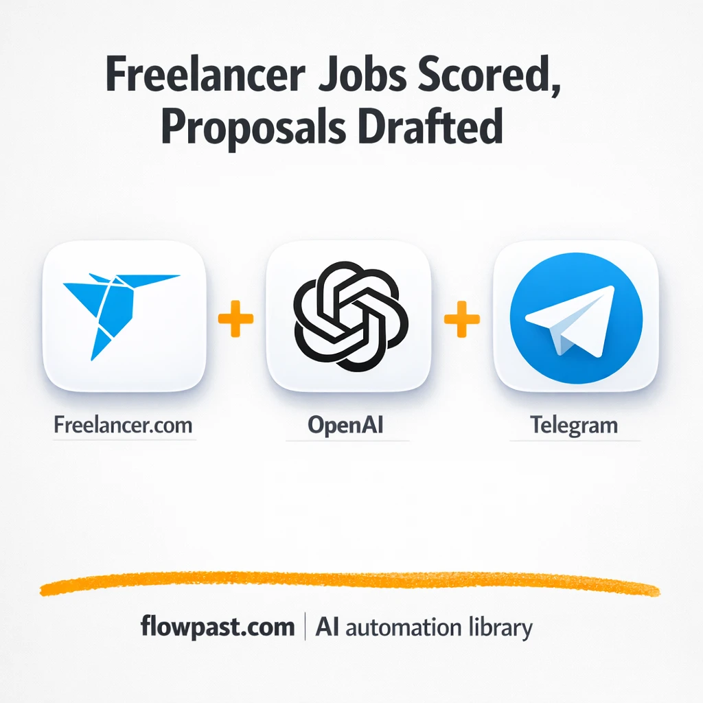 Telegram + Google Sheets for better freelance leads - n8n workflow automation template