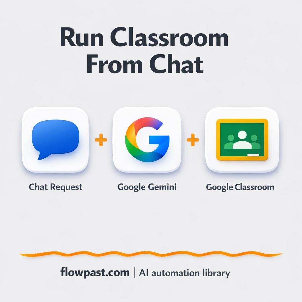 Google Classroom + Google Sheets, admin work handled - n8n workflow automation template