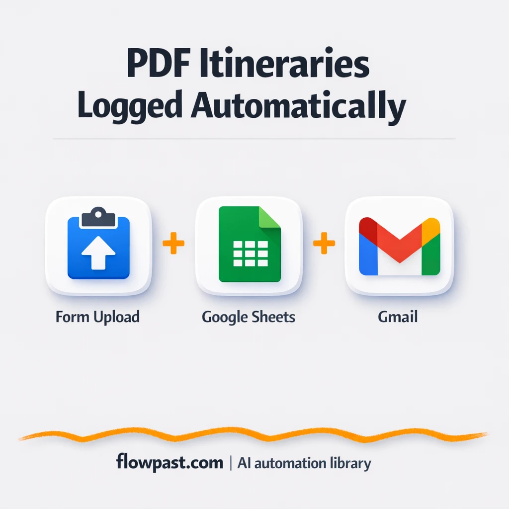 PDF to Google Sheets, Gmail confirmations included - n8n workflow automation template