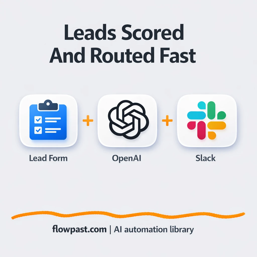 OpenAI + Airtable: qualify leads, route, reply fast - n8n workflow automation template