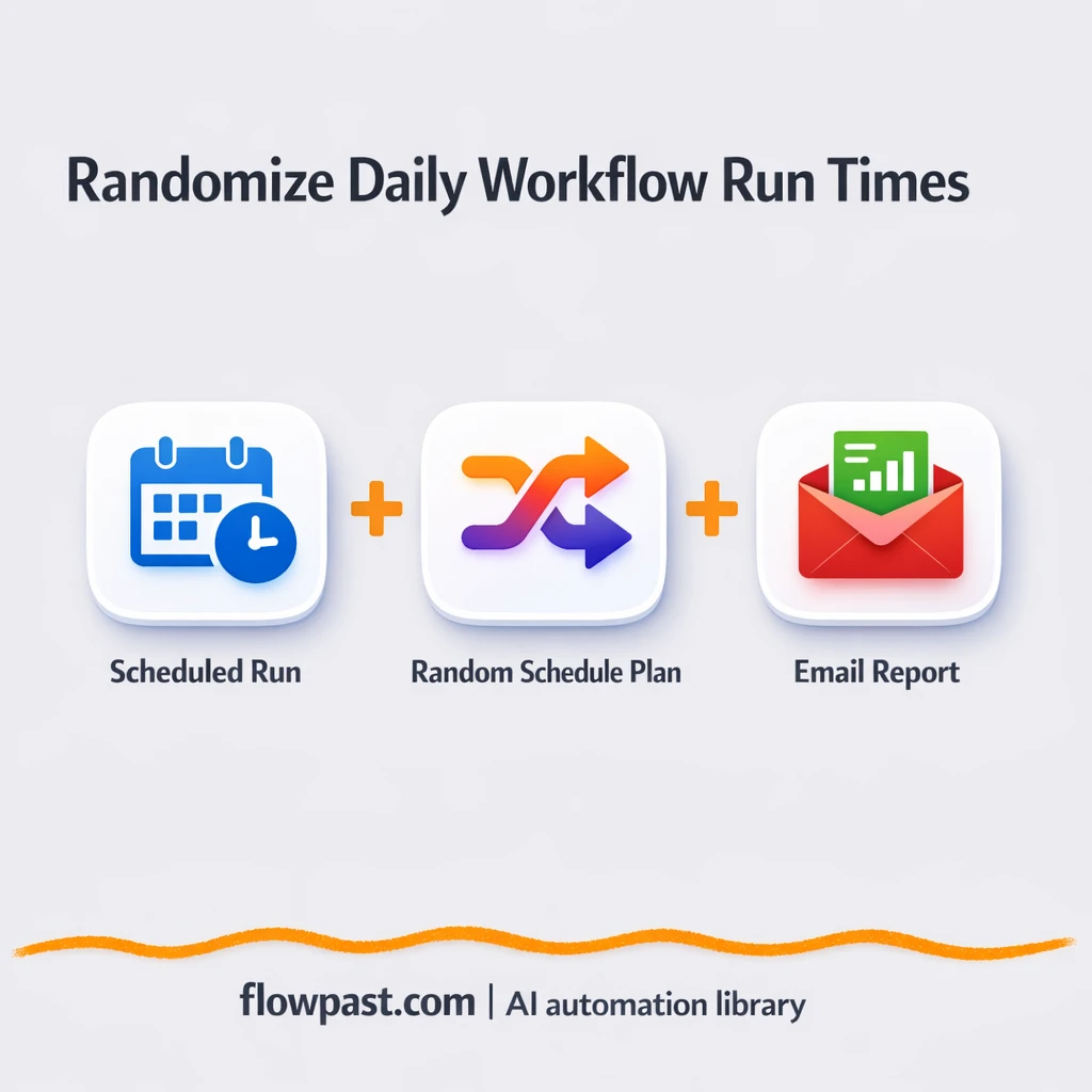 Gmail scheduling that looks human, with email logs - n8n workflow automation template
