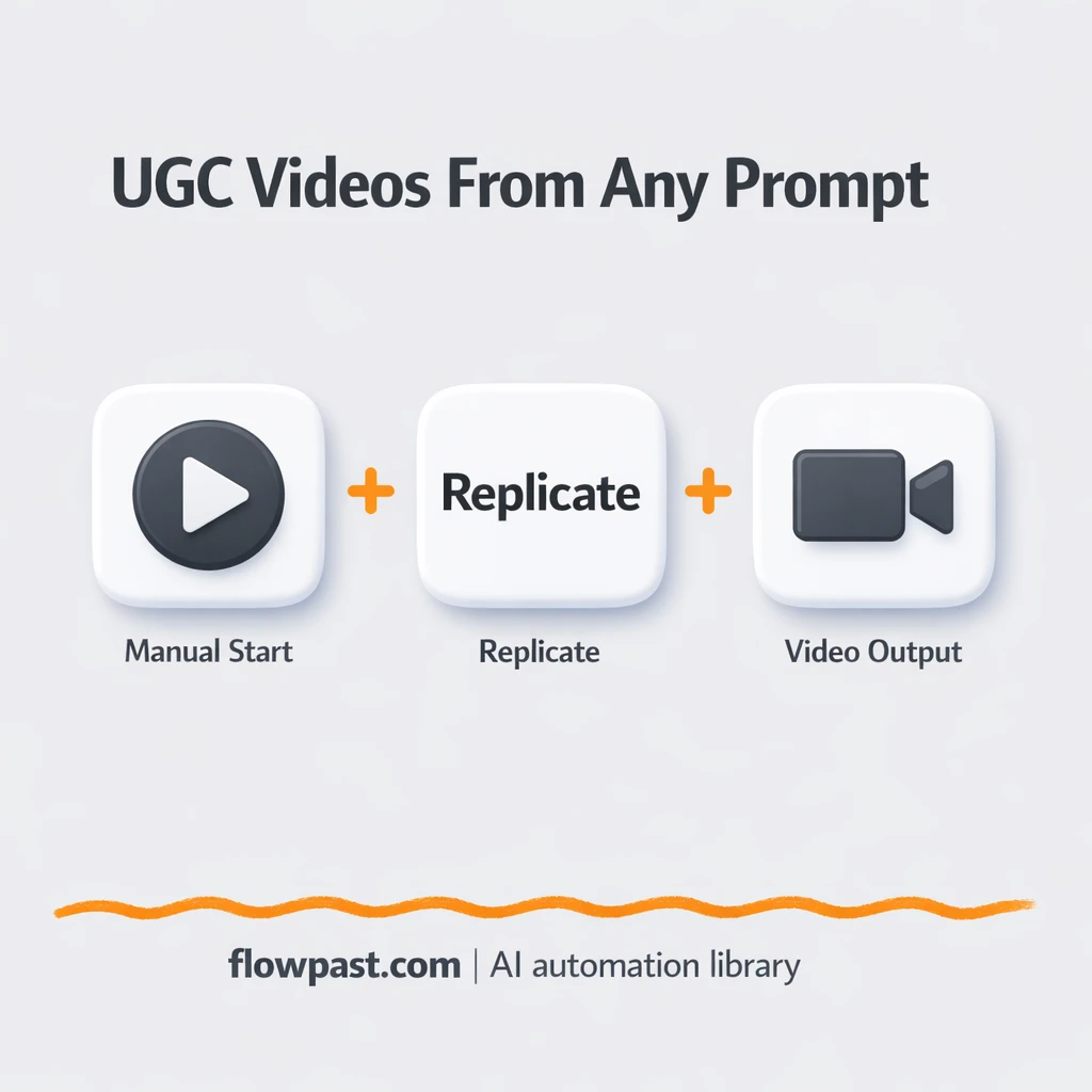 Replicate to Google Sheets, Sora 2 videos tracked - n8n workflow automation template
