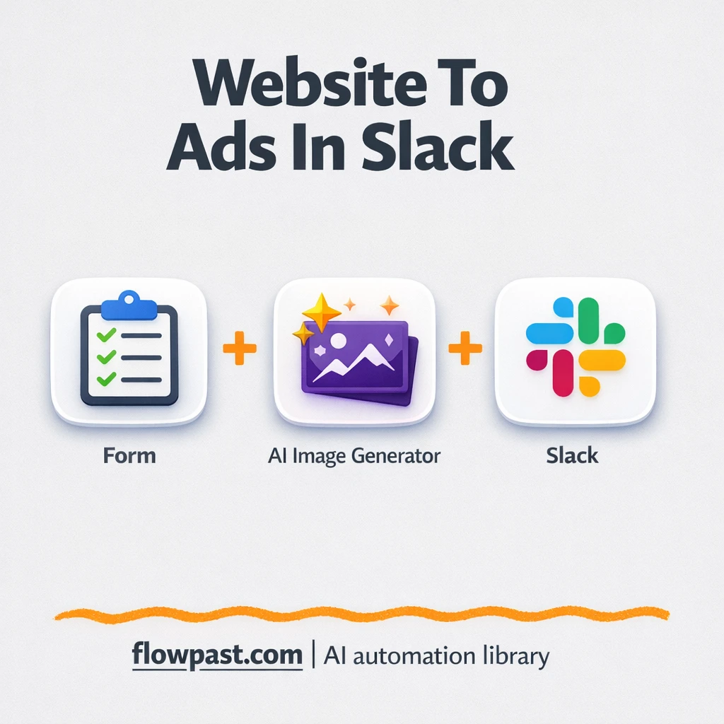 Gemini + Slack: on brand ad creatives, ready to review - n8n workflow automation template