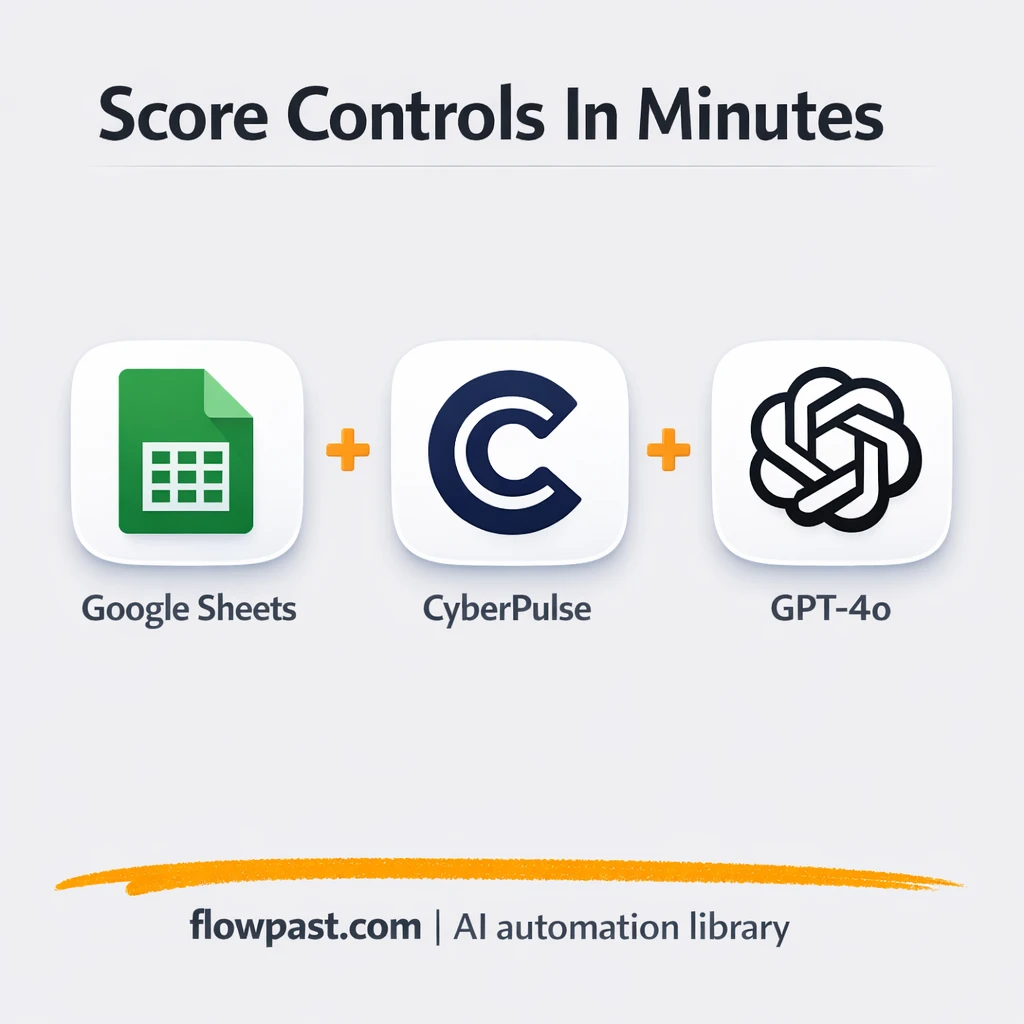 Google Sheets + OpenAI: consistent compliance scores - n8n workflow automation template