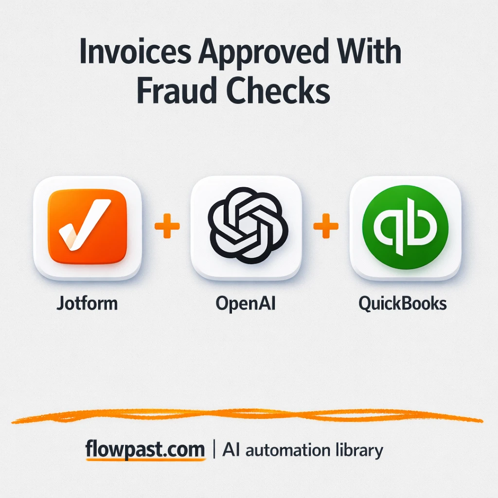 Jotform to Slack, catch invoice fraud before approval - n8n workflow automation template