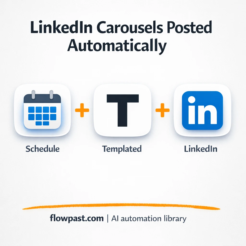 Figma to LinkedIn, carousels published with Telegram - n8n workflow automation template