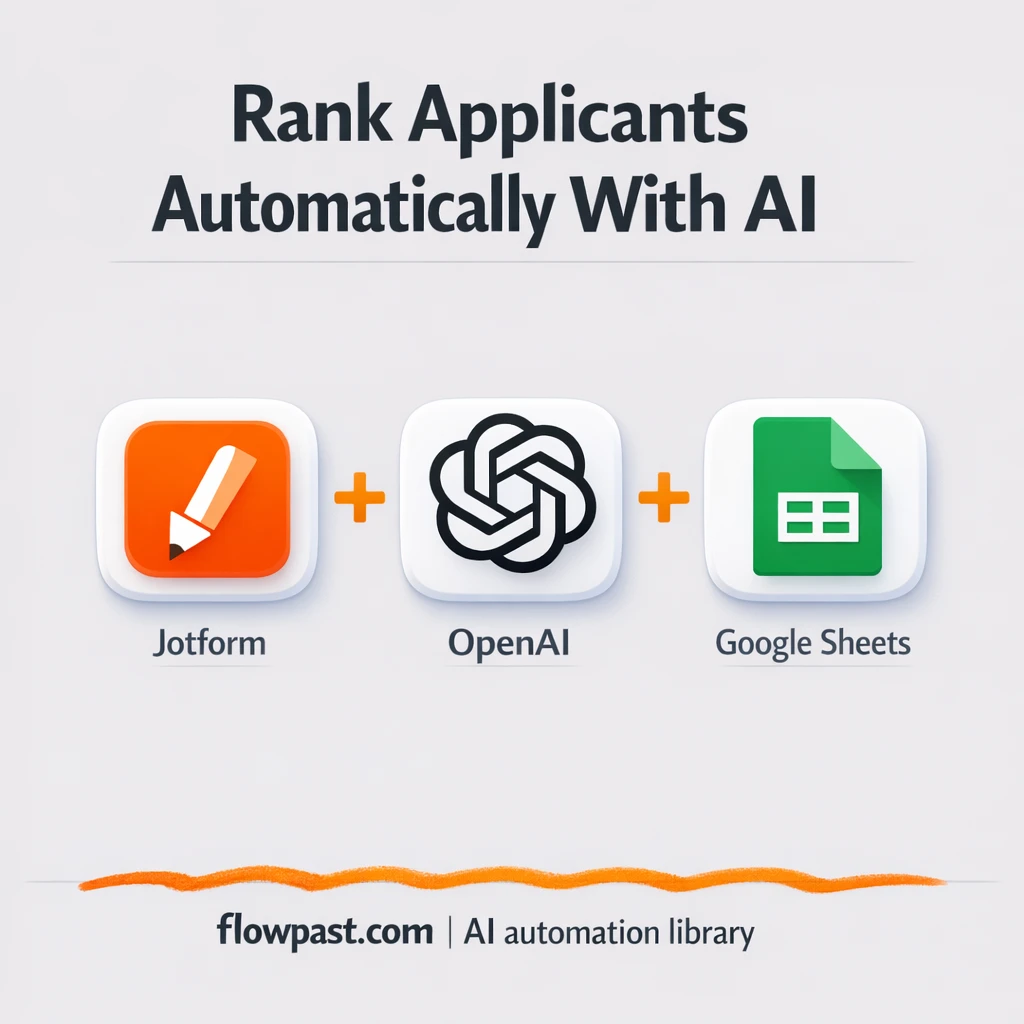 Jotform to Google Sheets, admissions sorted fast - n8n workflow automation template