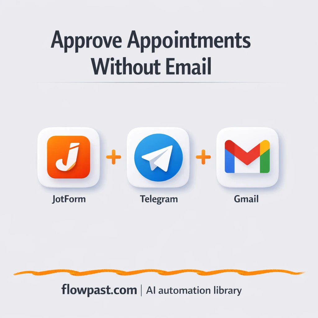Jotform + Gmail: approved appointment emails sent - n8n workflow automation template