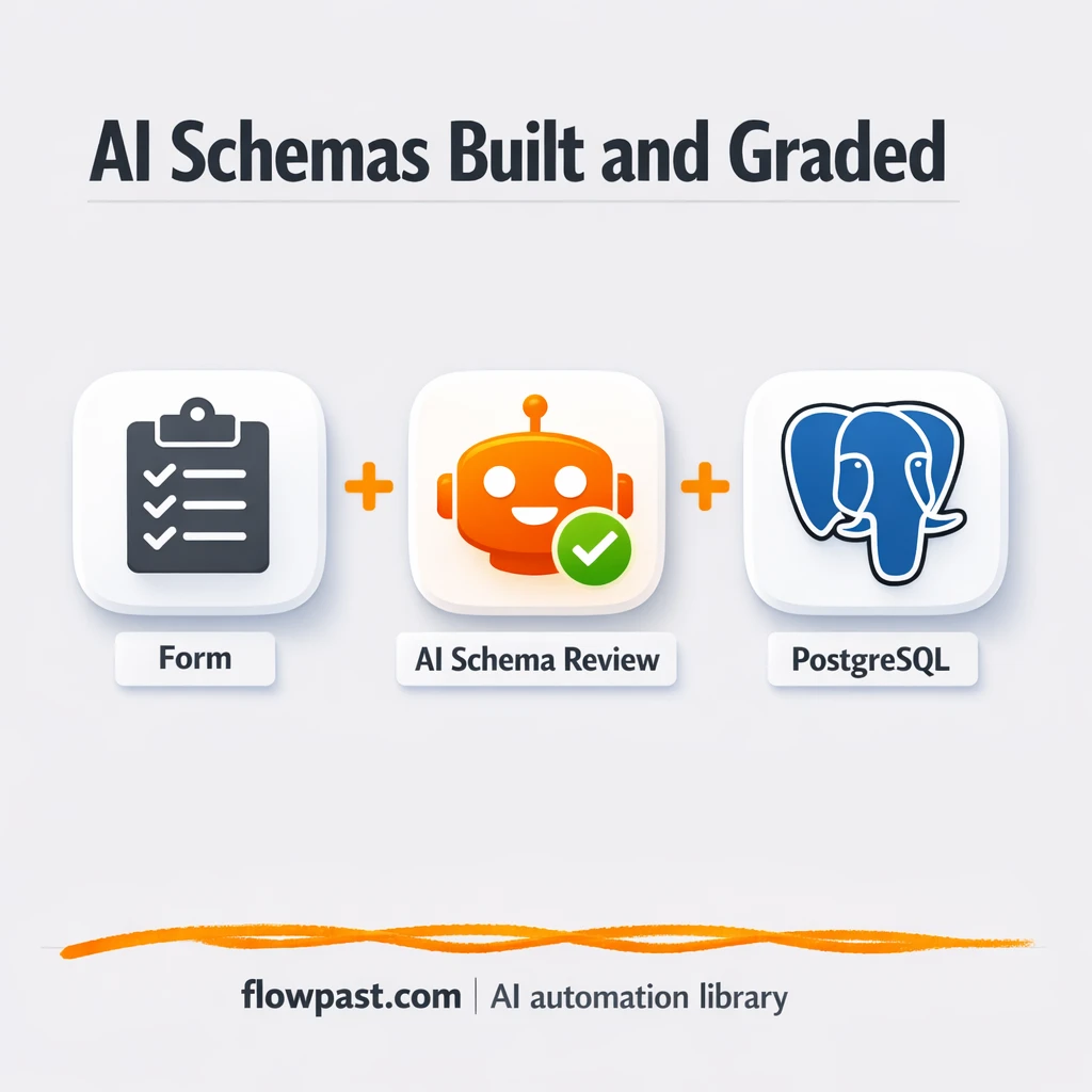 Google Forms to Google Sheets, schema drafts delivered - n8n workflow automation template