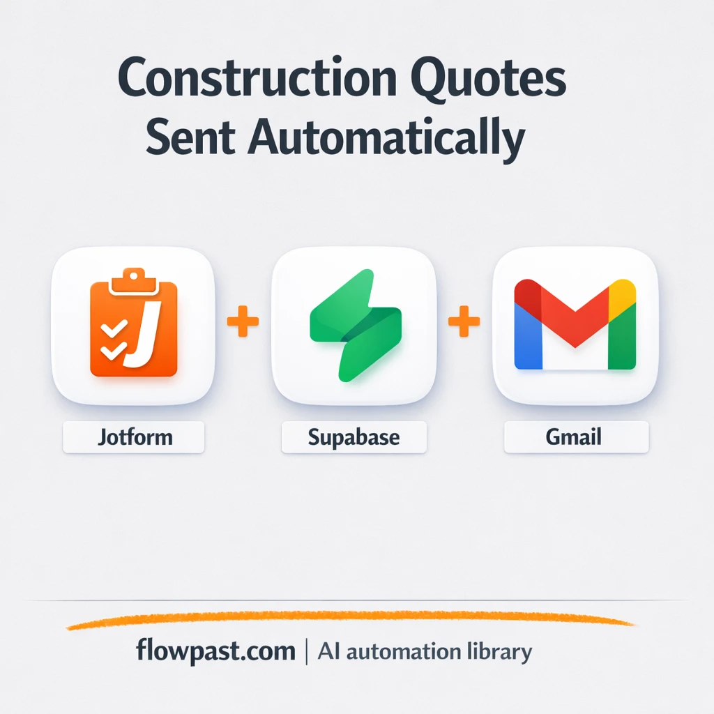 JotForm + Gmail quotes, VAT-ready and consistent - n8n workflow automation template