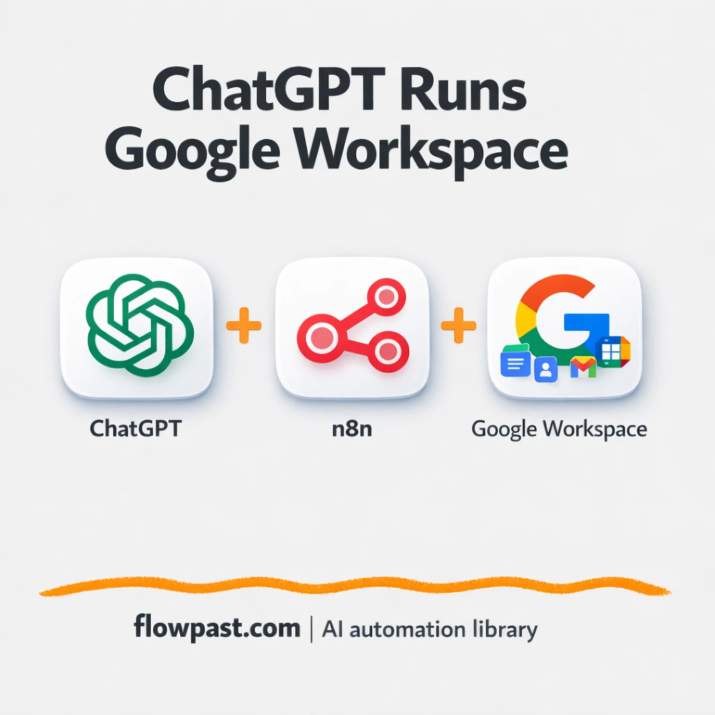 ChatGPT + Gmail and Google Sheets, tasks handled - n8n workflow automation template