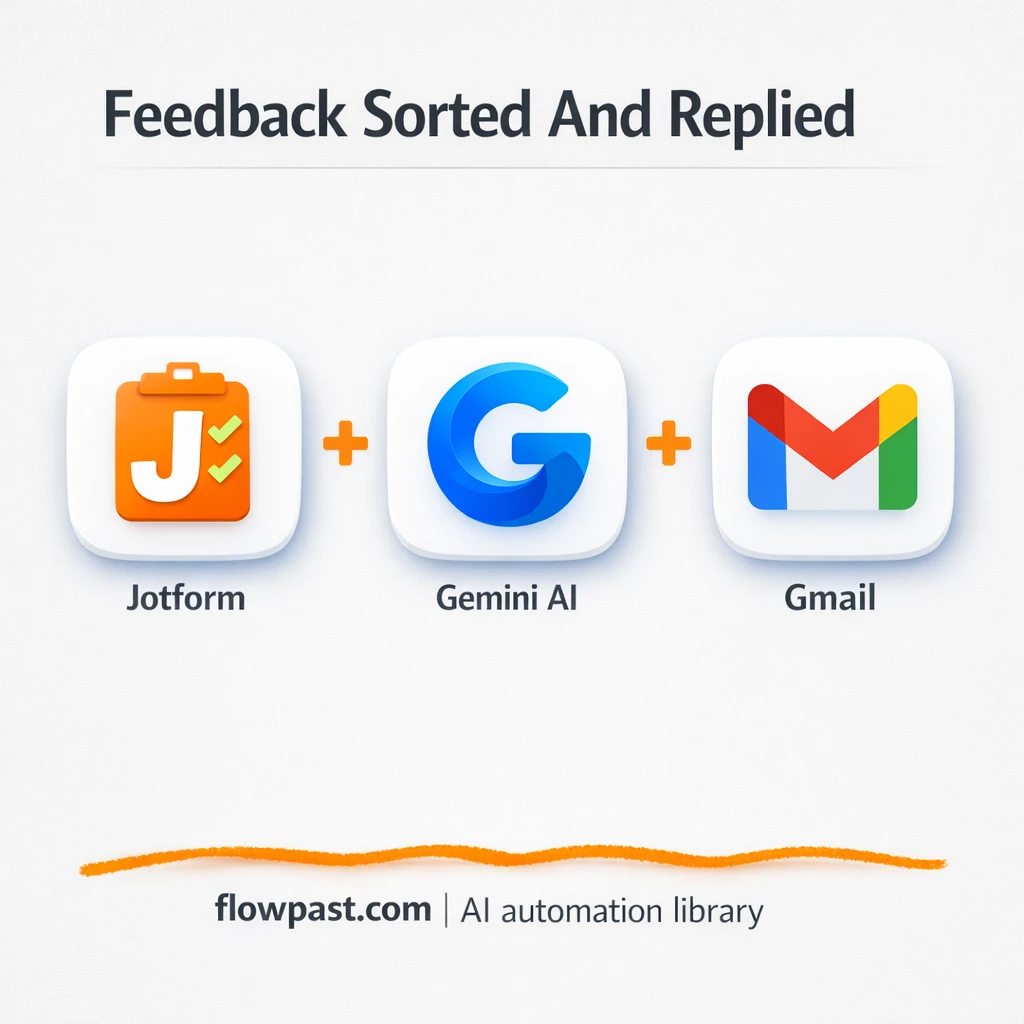Jotform to Google Sheets, feedback sorted and logged - n8n workflow automation template