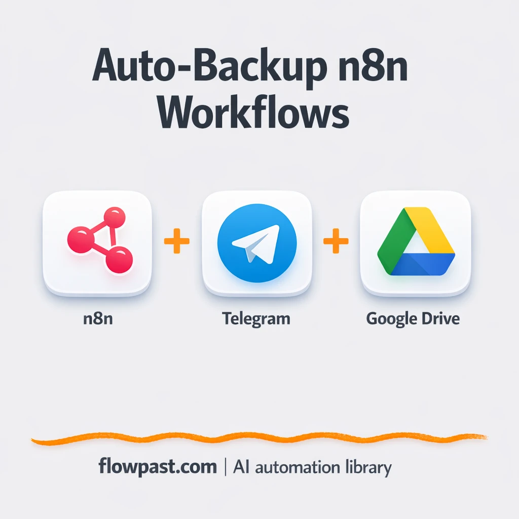 Telegram + Google Drive, backups you can restore fast - n8n workflow automation template