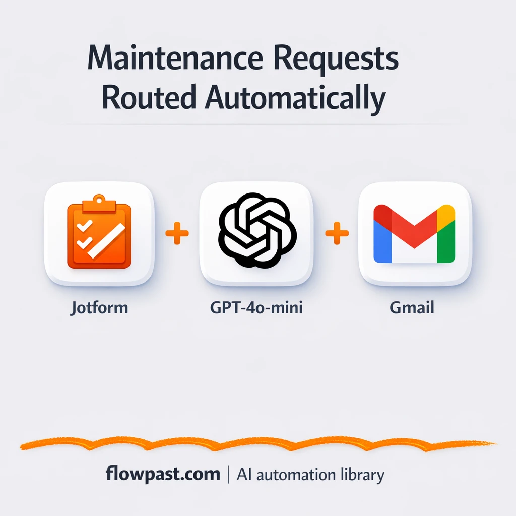 Jotform to Google Sheets, track every repair request - n8n workflow automation template