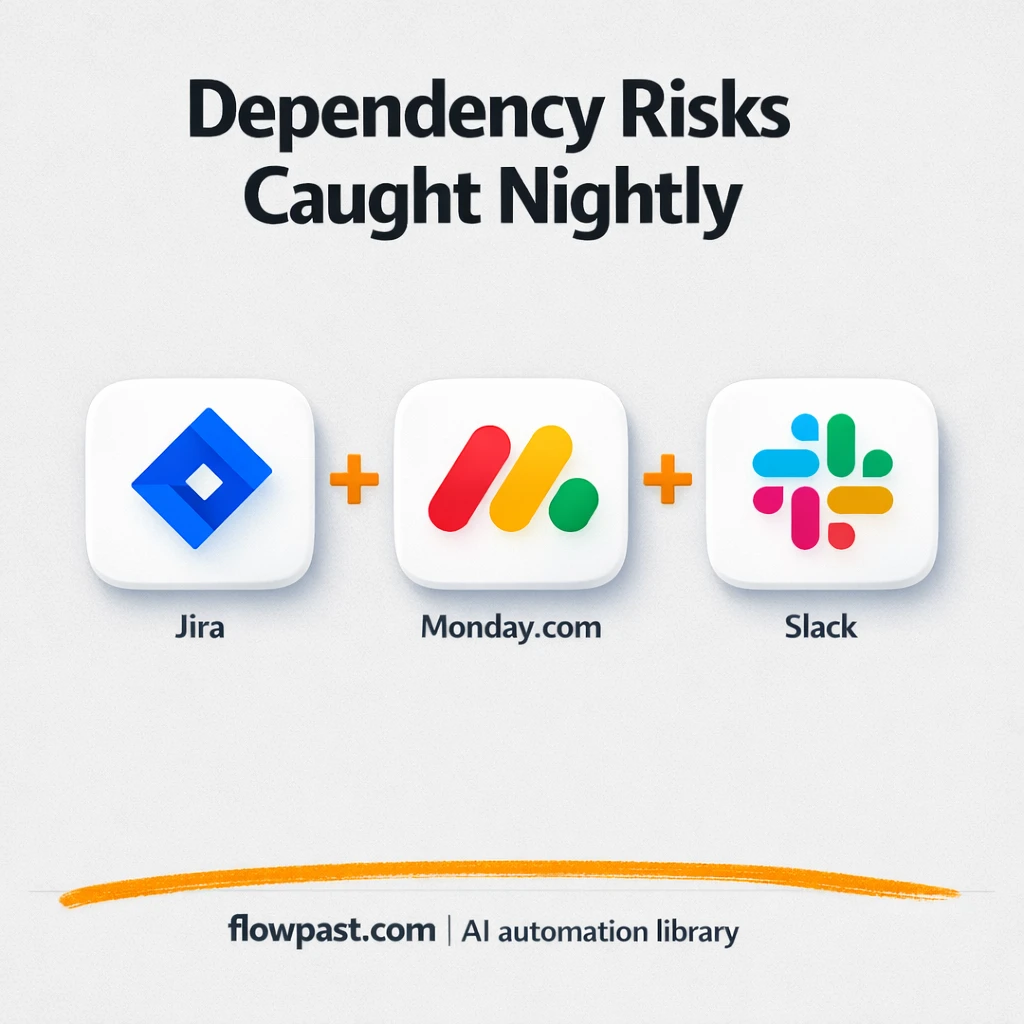 Keep Jira and Monday.com in sync with Slack alerts - n8n workflow automation template