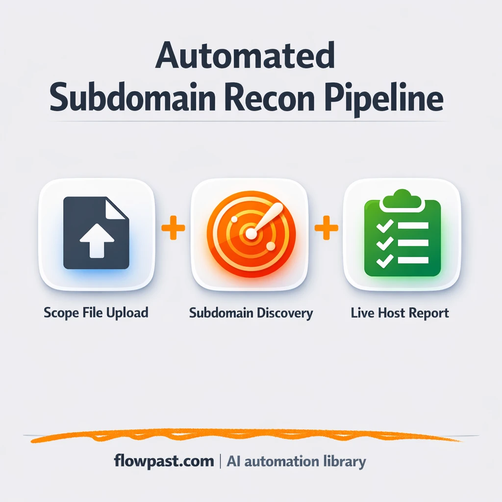 Subfinder + OpenAI: bigger subdomain lists, cleaner - n8n workflow automation template