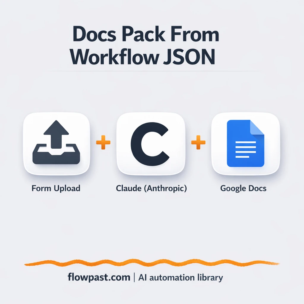 Google Docs + Google Drive, docs packaged instantly - n8n workflow automation template