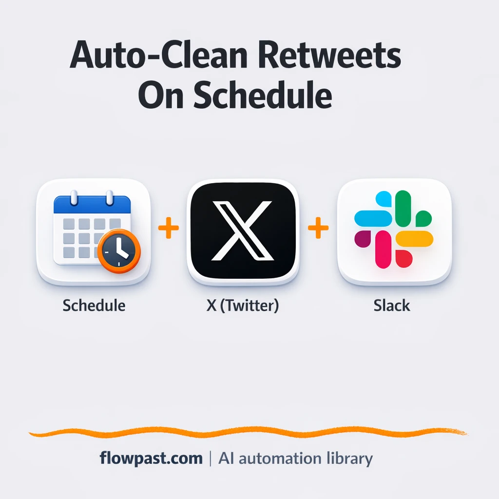 X + Google Sheets: clean retweets, stay on brand - n8n workflow automation template