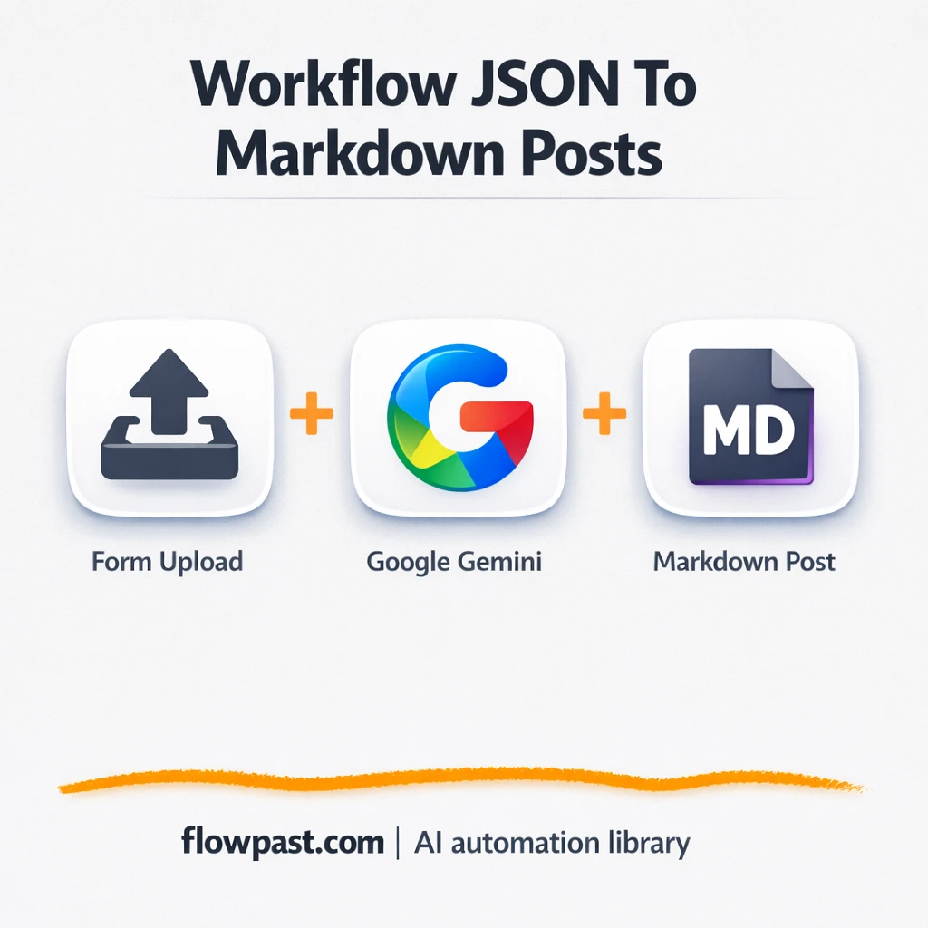 Google Drive + Gemini: docs written for you - n8n workflow automation template