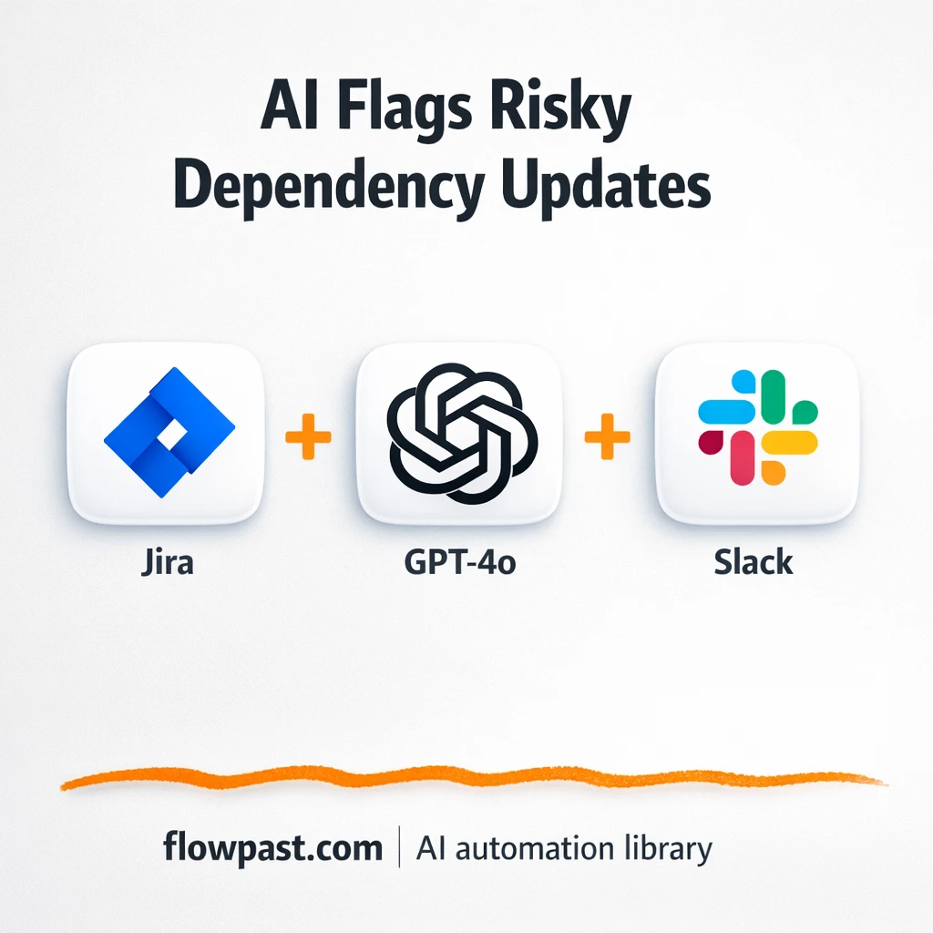 Jira + Slack: smarter dependency risk triage - n8n workflow automation template