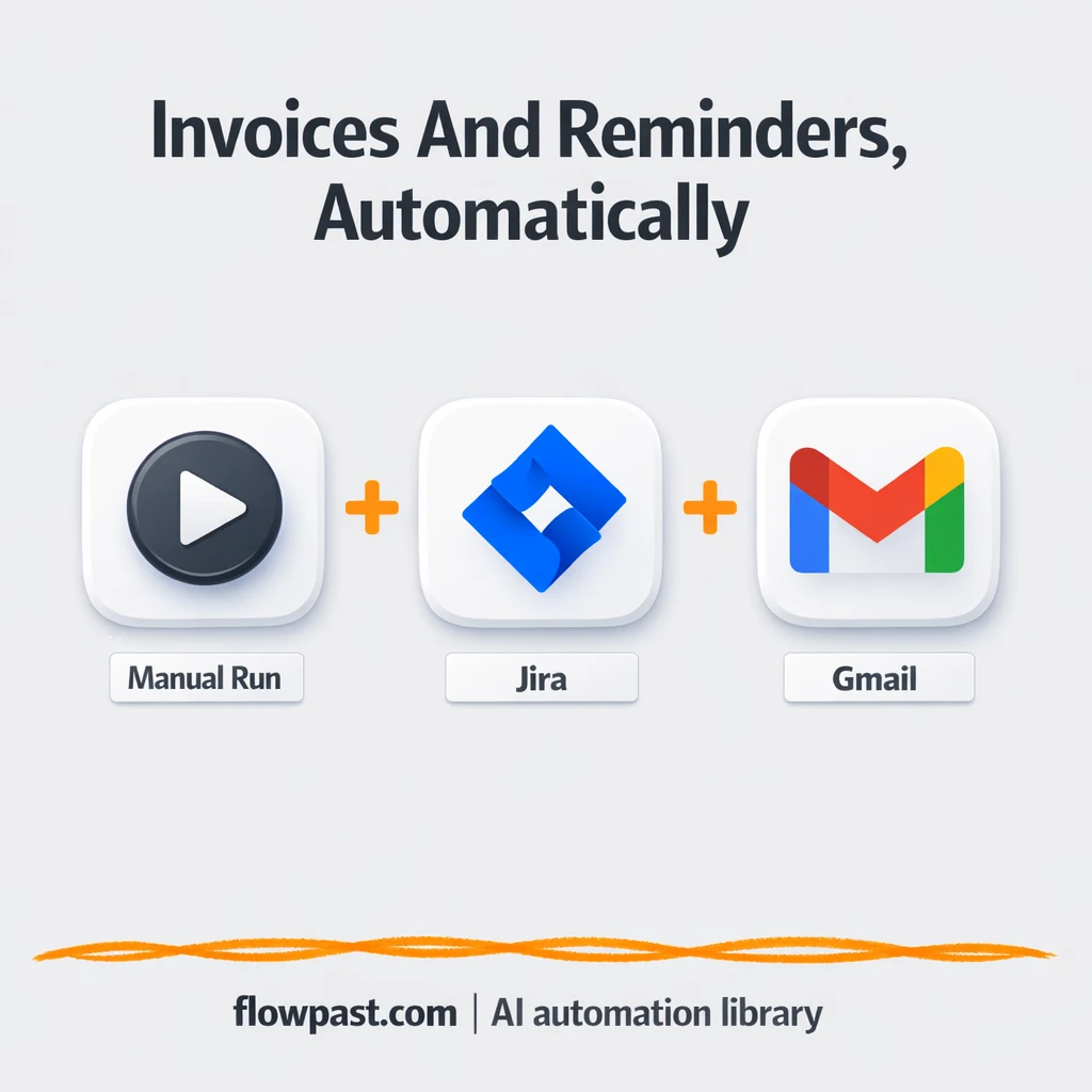 Jira + Gmail: billing summaries sent with missing logs - n8n workflow automation template