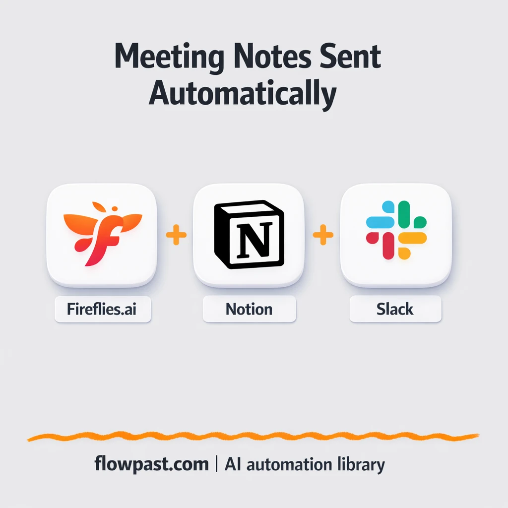 Google Meet to Notion, meeting notes everyone reads - n8n workflow automation template