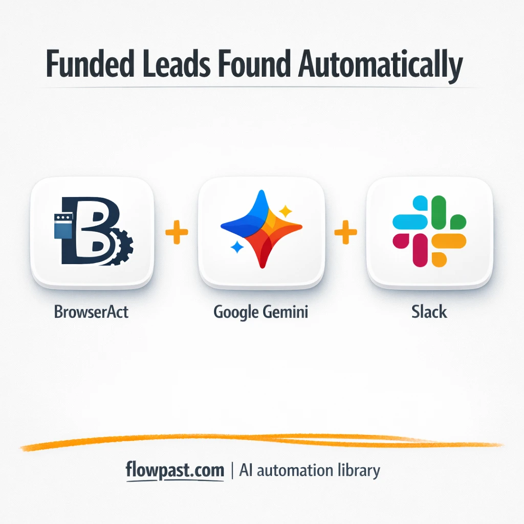 BrowserAct + Google Sheets: funded leads, ready to call - n8n workflow automation template